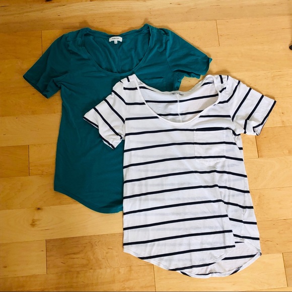 Aritzia Babaton Sami t-shirt bundle. Sz small.